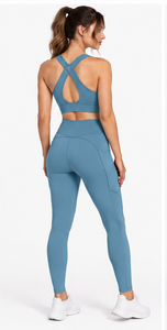 Women Gym Sports <b>Bra</b> Breathable Stretch Yoga Fitness Running Training <b>Top</b> Seamless <b>Crop</b> <b>Bra</b> Logo Low MOQ <b>Supportive</b> - Product Image 6
