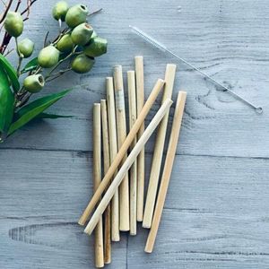 Wholesale Disposable Eco-friendly Biodegradable <b>Reusable</b> Bamboo <b>Straws</b> 200mm Length 8mm Inner Diameter Vietnam Made by Eco2go - Product Image 5