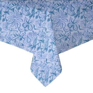 Produits les plus vendus Sortie d'usine Nappe de mariage Bloc carré imprimé à la main Nappes en pur coton de créateur à vendre - Product Image 1