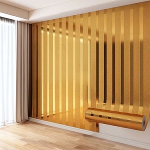 Pannello Murale di Lusso in Marmo IXPE, Adesivo Metallico a Specchio 1,2x3m per <span class=keywords><strong>Soggiorno</strong></span> e Camera da Letto - Product Image 4