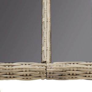 78.7 \ "x39.4 \" x29.1 \ "tavolo da pranzo con Patio marrone con vetro e Rattan eleganti tavoli per intrattenere all'aperto - Product Image 4