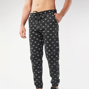 Men's Premium Printed Cotton Sweatpants With Side Pockets <b>Elastic</b> <b>Waist</b> Casual Jogger Pants High Quality Streetwear <b>Trousers</b> - Product Image 3