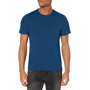 T-shirts unis pour hommes en noir et blanc, 230 GSM, poids lourd, logo personnalisé, t-shirts Pro Club de haute qualité - Product Image 4