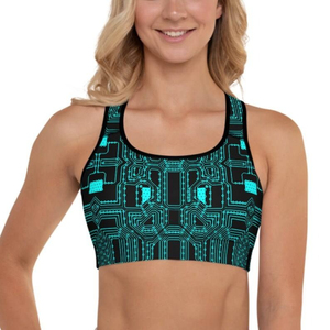 Gym Fitness <b>Padded</b> Sexy Seamless Breathable Sets Sports Bra Workout Running High Waist High Support Sublimated - Product Image 1