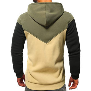 Sweat-shirts à capuche zippés pour hommes de haute qualité, couleur unie, décontractés, coupe oversize, nouvelle collection, vente chaude, vente en gros - Product Image 6