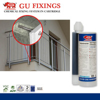 Ancrage chimique époxy-acrylate bicomposant à haute résistance pour injection, renforcement du béton, drainage et système de toiture