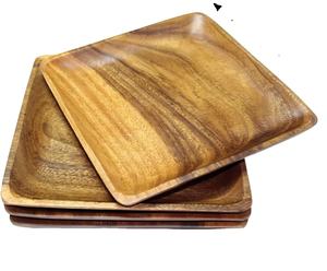 Adorable assiette de service en bois écologique de qualité supérieure, design fabuleux, style moderne et luxueux, prix abordable. - Product Image 1