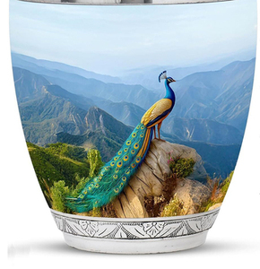 Urnes funéraires pour adultes de haute qualité en laiton SWH, style indien, faites à la main, personnalisées, écologiques, 220 pouces cubes, modèle Uttar Pradesh S W H - Product Image 3
