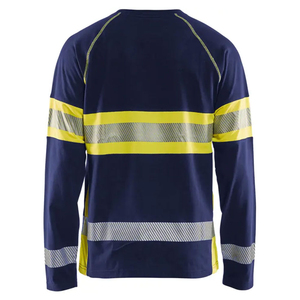 T-shirts de travail personnalisés, vêtements de sécurité pour les travailleurs du bâtiment, vêtements de sécurité réfléchissants, t-shirts à manches longues haute visibilité - Product Image 3