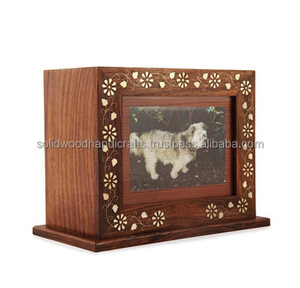 Funeral Wooden Urn <b>Box</b> for Pet Ashes Wood Cremation Urns for Cat and Dog Ashes <b>Keepsake</b> Urns at Low Price - Product Image 3