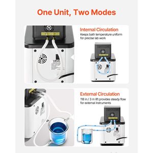 Dispositivo da Laboratorio Termostatico ad Alta Temperatura 6 L, Serbatoio Riscaldante a Temperatura Costante 300 Gradi Celsius/572 Gradi Fahrenheit, Precisione 0.1°C - Product Image 4