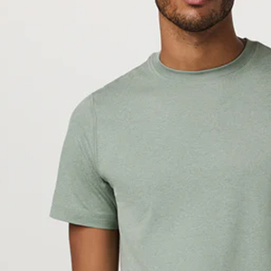 T-shirt Homme Coupe Décontractée Collection Été Manches Courtes Couleur Unie et Logo Personnalisable 2026 - Product Image 2