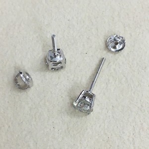 925 <b>Sterling</b> <b>Silver</b> Round Cut Natural Diamond Ladies Solitaire <b>Stud</b> <b>Earrings</b> 1.02 Ct Trendy Jewelry 5.0 mm Wholesale Jewelry - Product Image 6