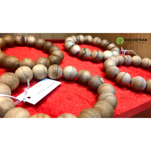 Bracelet de perles d'agarwood naturel vietnamien fait main de qualité supérieure Oud SNBG2.0 Vente en gros Cadeau d'entreprise B7-030 - Product Image 2