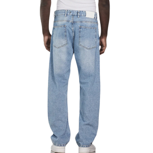 Men Straight Denim <b>Jeans</b> Streetwear 3D Print Breathable Washable Washed <b>Soft</b> Cotton Casual Wear Wholesale OEM ODM - Product Image 3