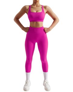 High Quality Gym Set Women Seamless Yoga Set 2 Pieces Workout Shorts Set Backless Sports Bra Scrunch Bum Fitness Clothes - Product Image 2