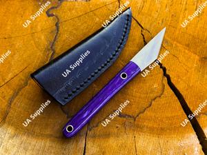 Cuchillo Utilitario Estilo Kiridashi para Transporte Legal, UA Supplies, Mango de Madera, Cuchilla de Acero Inoxidable de 2 Pulgadas, Mini Cuchillo de Alta Calidad con Corte Afilado - Product Image 3