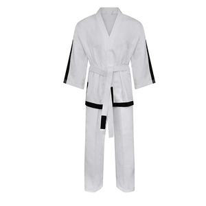 Uniforme de Taekwondo pour l'entraînement de MMA, karaté, judo, kickboxing - Pantalon léger en spandex/polyester, personnalisable, séchage rapide à l'avant - Product Image 1