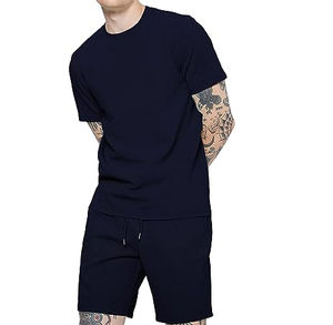 Ensemble chemise et short - Ensembles courts pour la mode masculine, t-shirts et shorts assortis - Product Image 1