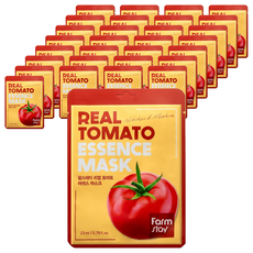 Maschera Viso Idratante alle Erbe con Essenza di Pomodoro Vera Farmstay, 1 Confezione da 50 Pezzi - Product Image 1