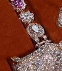 จี้ฮิปฮอปโมอิสซาไนต์ VVS คุณภาพสูงสั่งทำพิเศษ ทองเหลือง 925 เงินสเตอร์ลิง พร้อมเพชรทรงหยดน้ำ เครื่องประดับผู้ชายสุดหรู - Product Image 3