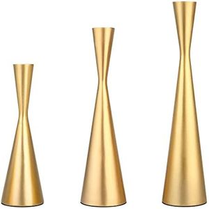 Portavelas Metálico Sofisticado, Accesorio Decorativo de Lujo para Hotel, Restaurante, Hogar, Boda, Evento, Solución para Decoración de Mesa - Product Image 1
