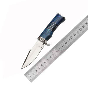 Vente en gros de couteaux de chasse d'extérieur à lame fixe couteaux de chasse en acier Damas couteaux de camping Lot personnalisé OEM pris en charge pour les détaillants - Product Image 6