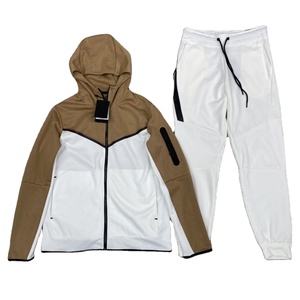 Chándales Deportivos de Alta Calidad con Logotipo Personalizado para Hombre, 100% Algodón, Estilo con Capucha y Cremallera Delantera, Traje Deportivo para Hombre 2026 - Product Image 5