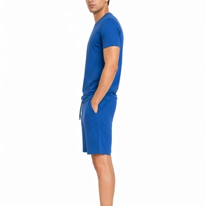 Ensemble t-shirt et short personnalisés pour homme, tenue décontractée deux pièces pour l'été, vêtements de sport confortables, tissu léger de qualité supérieure - Product Image 3