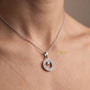 Deslumbrante Collar de Oro con Diamantes y Símbolo de la Infinita para Mujer, Regalo de Lujo para Compromiso, Boda y Aniversario, Joyería de Moda - Product Image 5