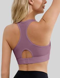 Sujetador deportivo cómodo y de ajuste ceñido, de gran venta, con estampado personalizado, ropa deportiva para mujer, sujetador deportivo de cintura alta personalizado - Product Image 4