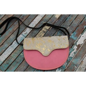 Nouvelle vente chaude Style occidental imprimé Animal fourrure cuir bandoulière sac à bandoulière haute qualité à la mode en cuir véritable sacs à bandoulière - Product Image 1