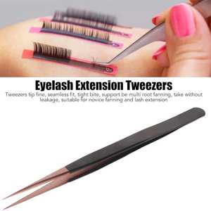 แหนบติดขนตาแบบมืออาชีพ สีเงิน ผลิตจากสแตนเลส ป้องกันไฟฟ้าสถิต ปลายแหลม คุณภาพสูง - Product Image 6