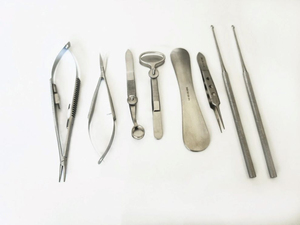 Ensemble d'instruments de chirurgie du chalazion, 8 pièces, outils de chirurgie ophtalmique, acier inoxydable, manuel, réutilisable - Product Image 4