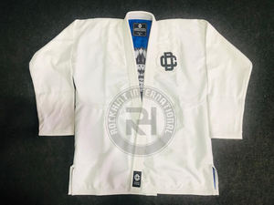 Kimono de Jiu-Jitsu Brésilien 100% Coton Tissé Perlé Personnalisé – Uniforme de BJJ Sans Gi Durable pour l'Entraînement et la Compétition Lourde - Product Image 2