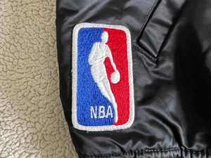Custom Premium Satin Varsity Jacket 2026 Black Orlando Magic Retro Bomber Sports Jacket with Tackle Twill <b>Applique</b> Logos HD - Product Image 3