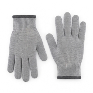 Cotton <b>Knit</b> Safety <b>Gloves</b> With Anti-Slip Grip <b>Knit</b> Wrist General Purpose Work Wear Durable Smooth Texture Silicone-Free - Product Image 2