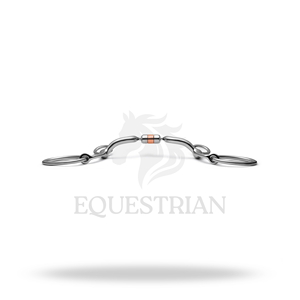 Mors de cheval à tige libre, à profil bas, à capsule, à rebord complet, taille standard, pour le contrôle de l'équitation - Product Image 3