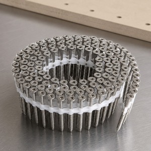 [YOU-ONE ระบบยึดติด] สกรูม้วนแบบม้วนรวม Holzher ขนาด 50 ถึง 80 มม. หัว Torx 20 และ 25 หัว Phillips 2 สกรูสำหรับงานก่อสร้าง - Product Image 1