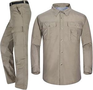 Service OEM ODM, uniforme de garde de sécurité, veste personnalisée avec logo d'entreprise, coton de haute qualité, manches longues, tissu extensible à séchage rapide, 10 - Product Image 4