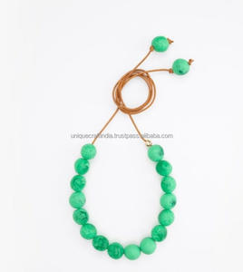 Collar de Resina Bohemio Moderno de Alta Calidad 2026, Regreso a Clases, Artesanía Única, Precio de Venta Directa de Fabricante Indio - Product Image 4