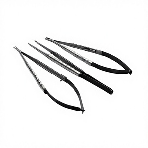 Portaagujas Castroviejo, Tijeras para Microcirugía, Herramienta de Acero Inoxidable, Instrumento Quirúrgico Dental de Precisión - Product Image 1