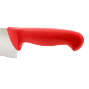 Cuchillos de Cocina Red Grip con Hoja Plateada en Punta y Mango Curvo Cómodo para Picar Verduras y Alimentos Cotidianos - Product Image 6