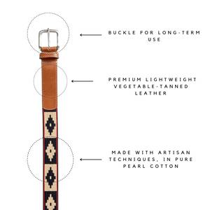 Wholesale Custom Genuine <b>Leather</b> Polo <b>Belt</b> Handcrafted <b>Woven</b> Equestrian <b>Belt</b> High Quality Cowhide Polo <b>Belts</b> Bags Case LPB-0094 - Product Image 4