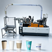 Maquinaria de Bajo Ruido para Vasos de Papel, para el Procesamiento de Materia Prima de Vasos de Café Impresos Personalizados, Máquina para Fabricar Vasos de Papel