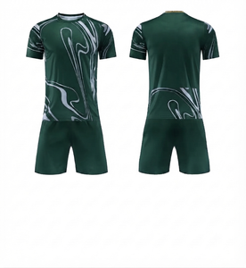 DROGEN EXPORT Ropa Deportiva Moderna, Conjunto de Uniforme de Fútbol Personalizado, Transpirable, de Secado Rápido, 100% Poliéster Malla Atlética - Product Image 1