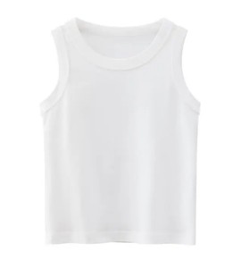 Nouveau débardeur d'été décontracté pour garçons, en coton à séchage rapide, imprimé, col rond, sans manches - Product Image 3