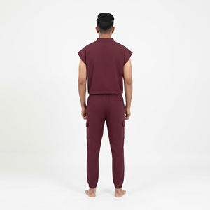 Ensemble d'uniformes médicaux pour hommes, tenue d'infirmier, vêtements de travail d'hôpital, respirant, confortable, durable, vêtements de travail pour le secteur de la santé, vente en gros - Product Image 3
