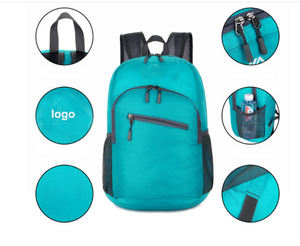 Mochila Negra para Senderismo al Aire Libre, Resistente al Agua, Plegable, para Excursiones - Product Image 3