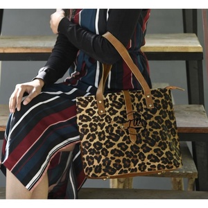 Vintage Genuine Cowhide Leather Apricot Color Bag tote Bag Removable <b>Shoulder</b> <b>Strap</b> - Product Image 2